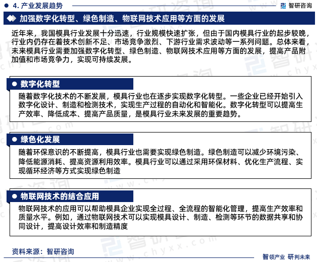 米乐M6官方网站2023年中邦模具行业市集运转态势、财富链全景及起色趋向申报(图6)